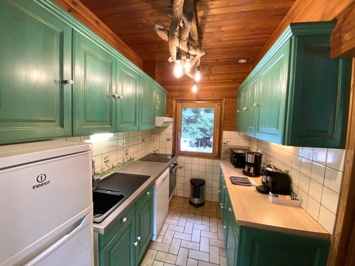 Le Fishing Lodge Chalet En Bois Avec Bain Nordique Ла-Бресс Экстерьер фото